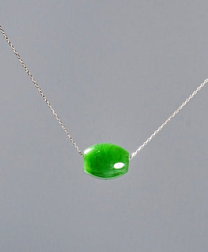 18k Canadian Jade Lucky Necklace #1798