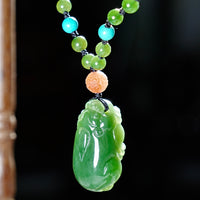 SIBERIAN JADE PIXIU PENDANT #2026