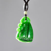 LOTUS SEEDPOD JADE PENDANT #2015