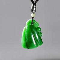 LOTUS SEEDPOD JADE PENDANT #2015