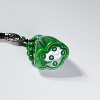 LOTUS SEEDPOD JADE PENDANT #2015