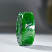 HAND CARVED HORSE JADE PENDANT #2020