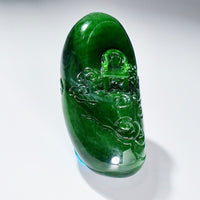 HAND CARVED JADE PENDANT #2021