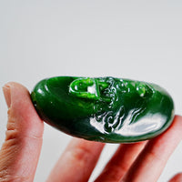 HAND CARVED JADE PENDANT #2021