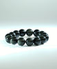 14mm Obsidian Rainbow Eye Beaded Bracelet #1845