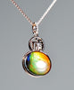 18k Ammolite Gourd Pendant #2053