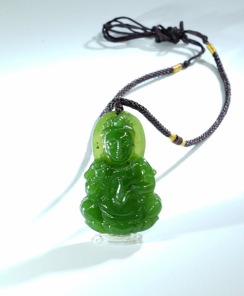 Canadian Jade Guanyin Necklace #1151