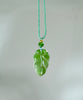 Canadian Jade Leaf Necklace #1802