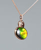 18k Ammolite Gourd Pendant #2075