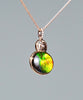 18k Ammolite Gourd Pendant #2075