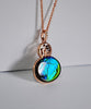 18k Ammolite Gourd Pendant #2074