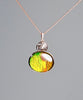 18k Ammolite Gourd Pendant #2080