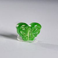 CARVED JADE BUTTERFLY BEAD #2038