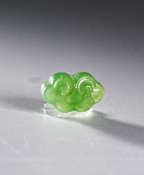 Carved Jade Bead Natural Jade #2039