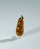 Rich Bean Hetian Jade Pendant  #1268