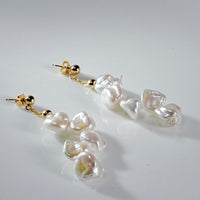 18K FRESHWATER PEARL EARRINGS #2023