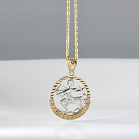 10k Gold Sagittarius Pendant #2202