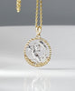 10k Gold Aquarius Pendant #2200