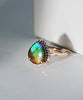 18k Ammolite Diamond Ring #2095