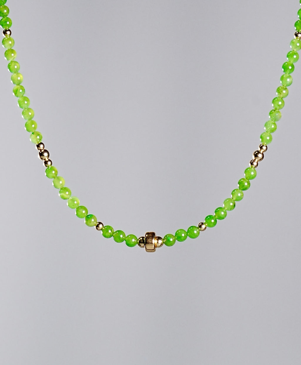 POLAR JADE GRADE AAA JADE BEADED NECKLACE #2232