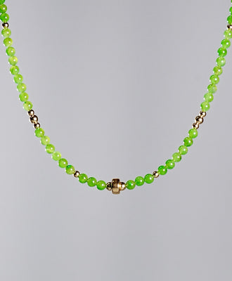 POLAR JADE GRADE AAA JADE BEADED NECKLACE #2232