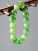 14mm Chatoyant Siberian Jade beaded Bracelet #2114