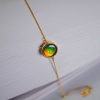 14K Ammolite Bracelet  #2124