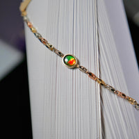 14K Ammolite Bracelet  #2123