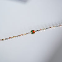 14K Ammolite Bracelet  #2123