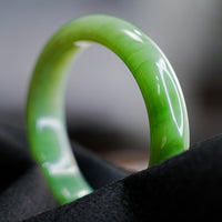 Chatoyant Jade Bangle #1949