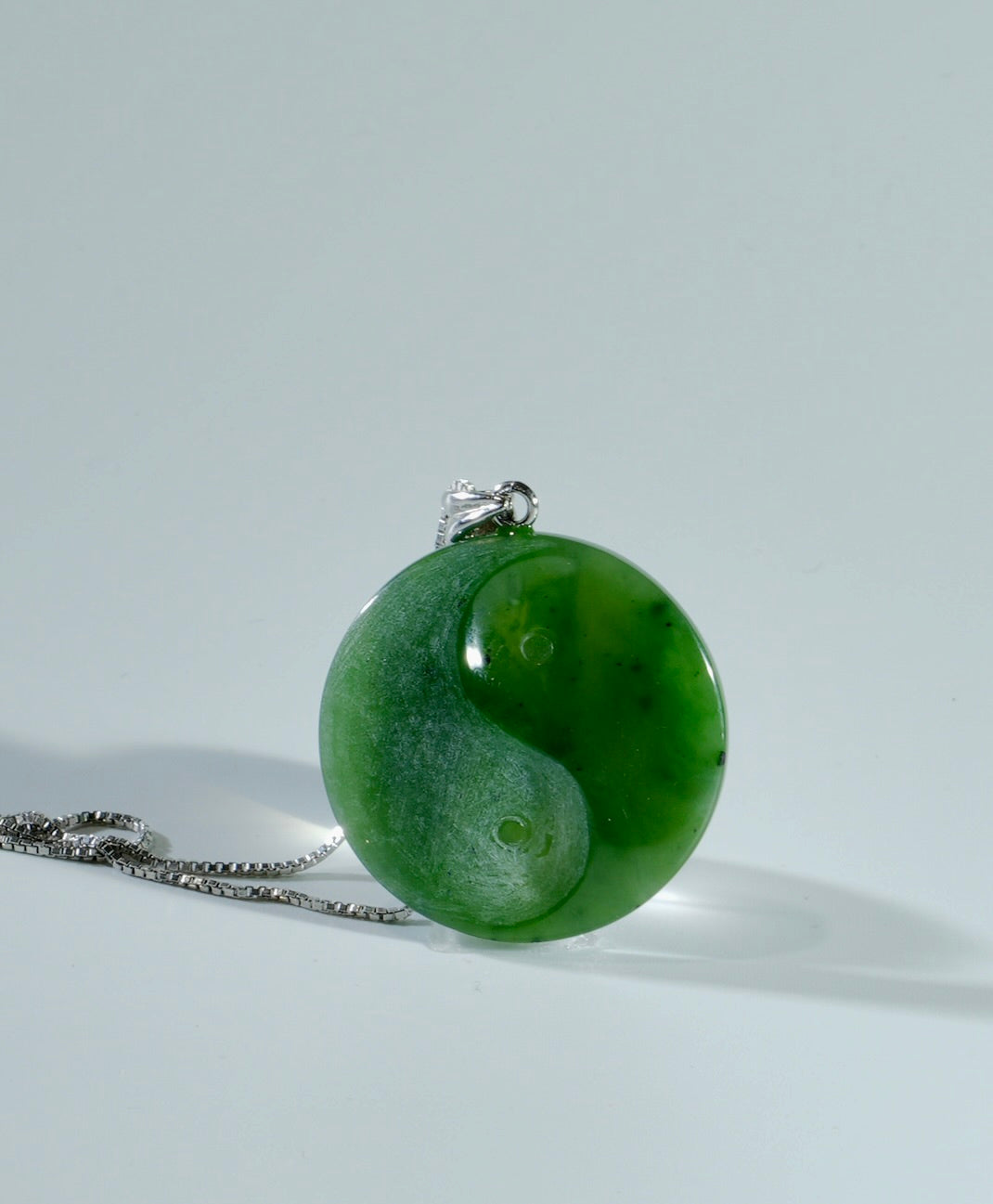 Jade Tai Chi Pendant  #1093