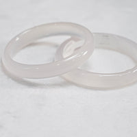 Agate Bangle - White #2109