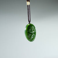 3D Buddha Jade Necklace #1121