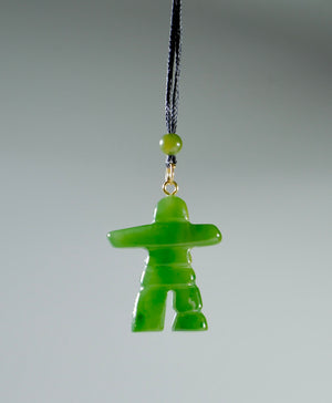 INUKSUK CHARM JADE PENDANT #1522