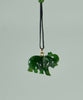 Wise Fortune Jade Elephant Pendant  #1128