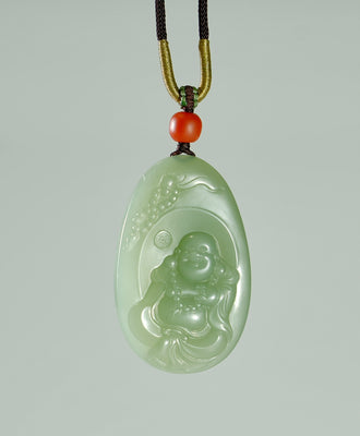 Siberian Jade Buddha Pendant #1713