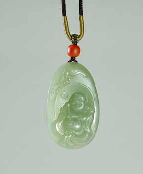 Siberian Jade Buddha Pendant Natural Jade #1713