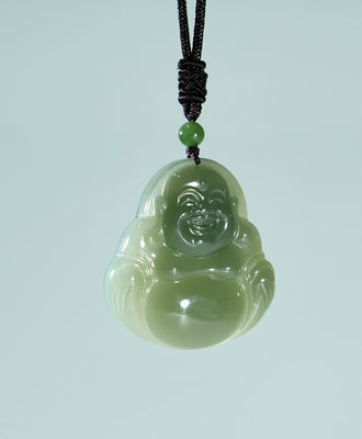 SIBERIAN JADE BUDDHA PENDANT #1707