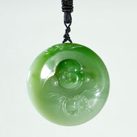 SIBERIAN JADE BUDDHA PENDANT #1712