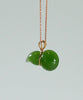 18k Siberian Jade Gourd Pendant #1664