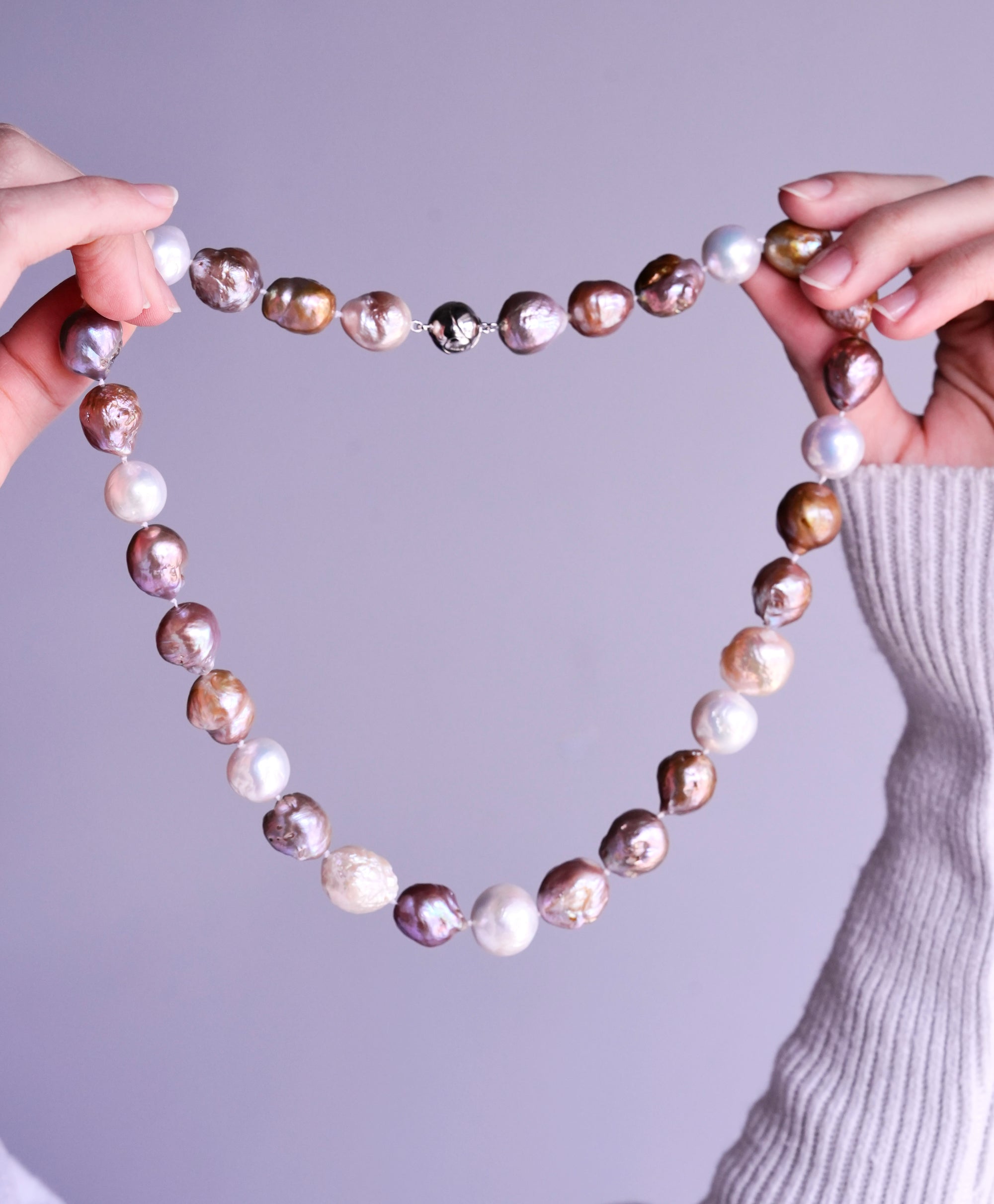 19" Kasumiga Freshwater Pearl Necklace #1929