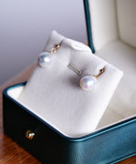 14K AKOYA PEARL EARRINGS #2278