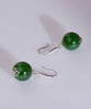 CANADIAN JADE BEAD EARRINGS #2301