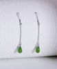 CANADIAN JADE WATER DROP EARRINGS #2304