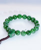 14mm Swastika Symbol Jade Beaded Bracelet #2299