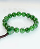 14mm Swastika Symbol Jade Beaded Bracelet #2299