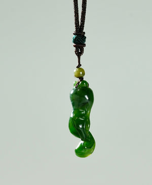 HAND CARVED JADE PENDANT #1423