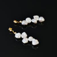 18K FRESHWATER PEARL EARRINGS #2023