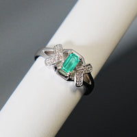 14K Colombian Emerald Ring #2208