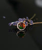 18K AMMOLITE DIAMOND RING #2087